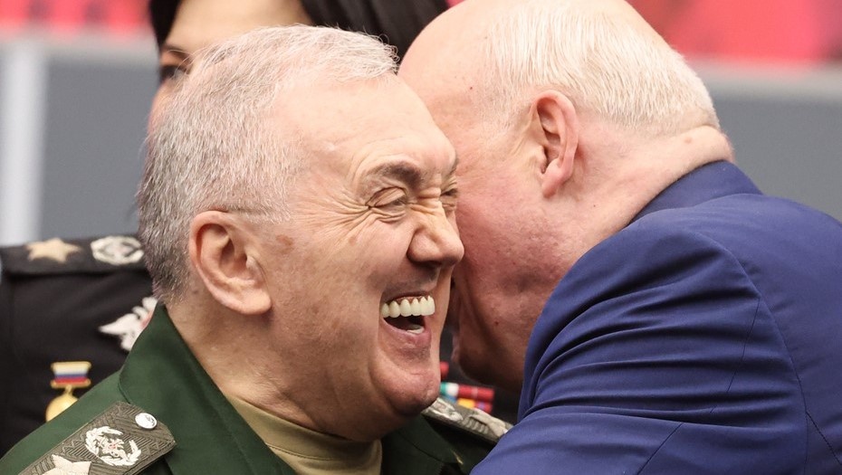    Руслан Цаликов на пленарном заседании в рамках форума "Армия-2023" в парке Патриот". Автор фото: Валерий Шарифулин/ТАСС