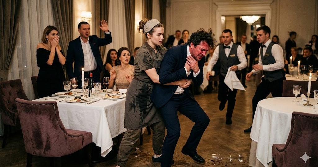 В элитном ресторане воцарилась зловещая тишина: гость задыхался, пока официанты паниковали в бессилии. В этот момент ему помогла