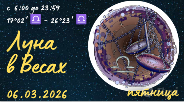 луна в весах
