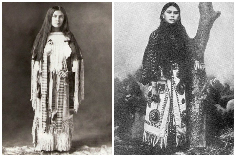 Племя команчи. Самоназвание — Numunu («настоящие люди»). Девушки племени