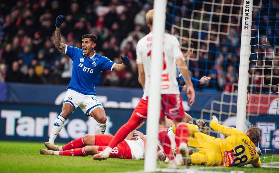    "Динамо" разгромило "Спартак" со счетом 5:1 в Кубке России. Фото: соцсети ФК "Динамо"