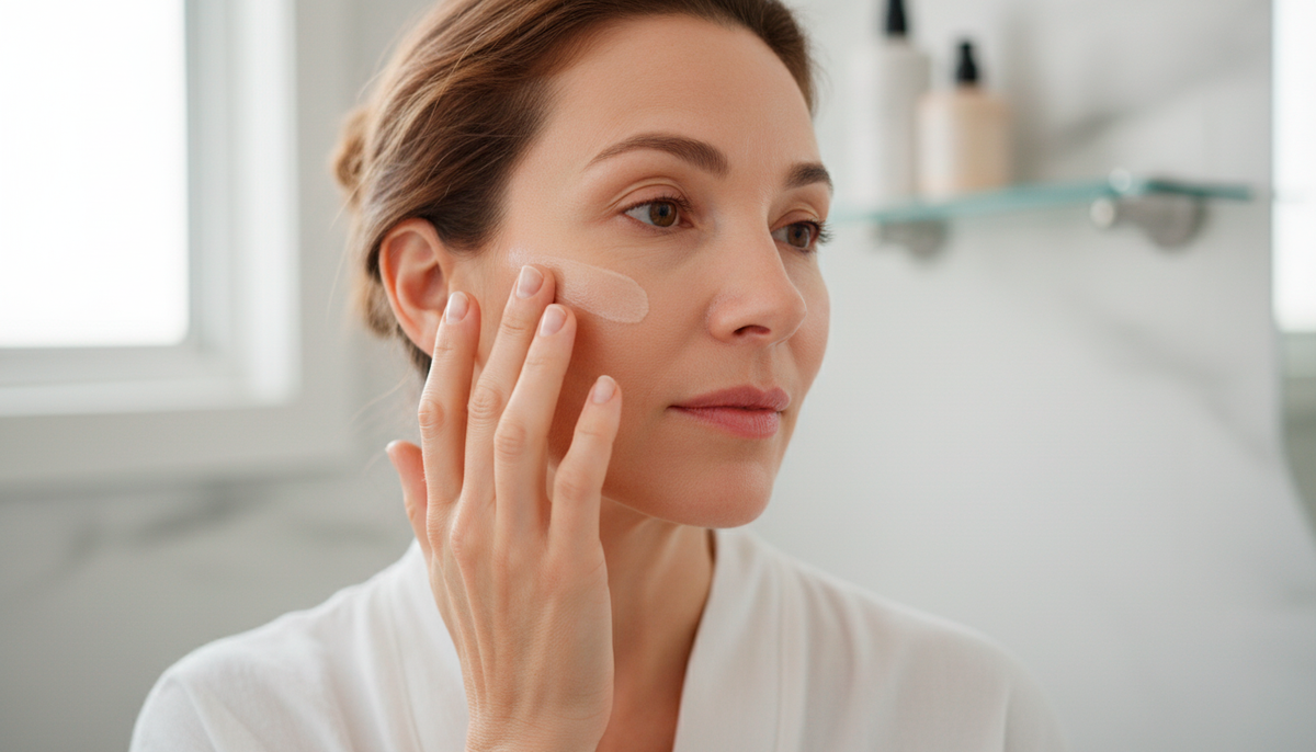 Лёгкий тональный крем вместо плотной маски. Кожа должна дышать.