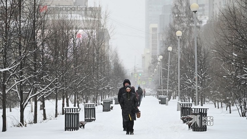 Снежная и морозная погода сохранится в Свердловской области на выходных