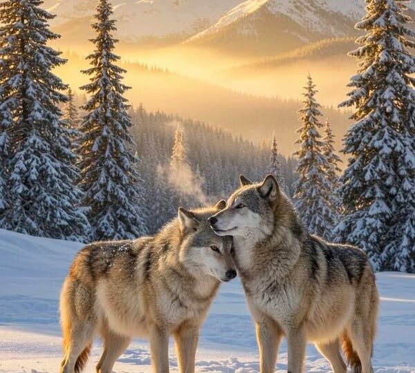 Волки. Продолжение рода.