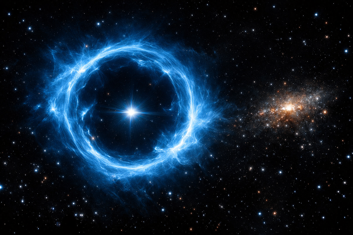 Визуализация: пустота там, где должно быть тело.