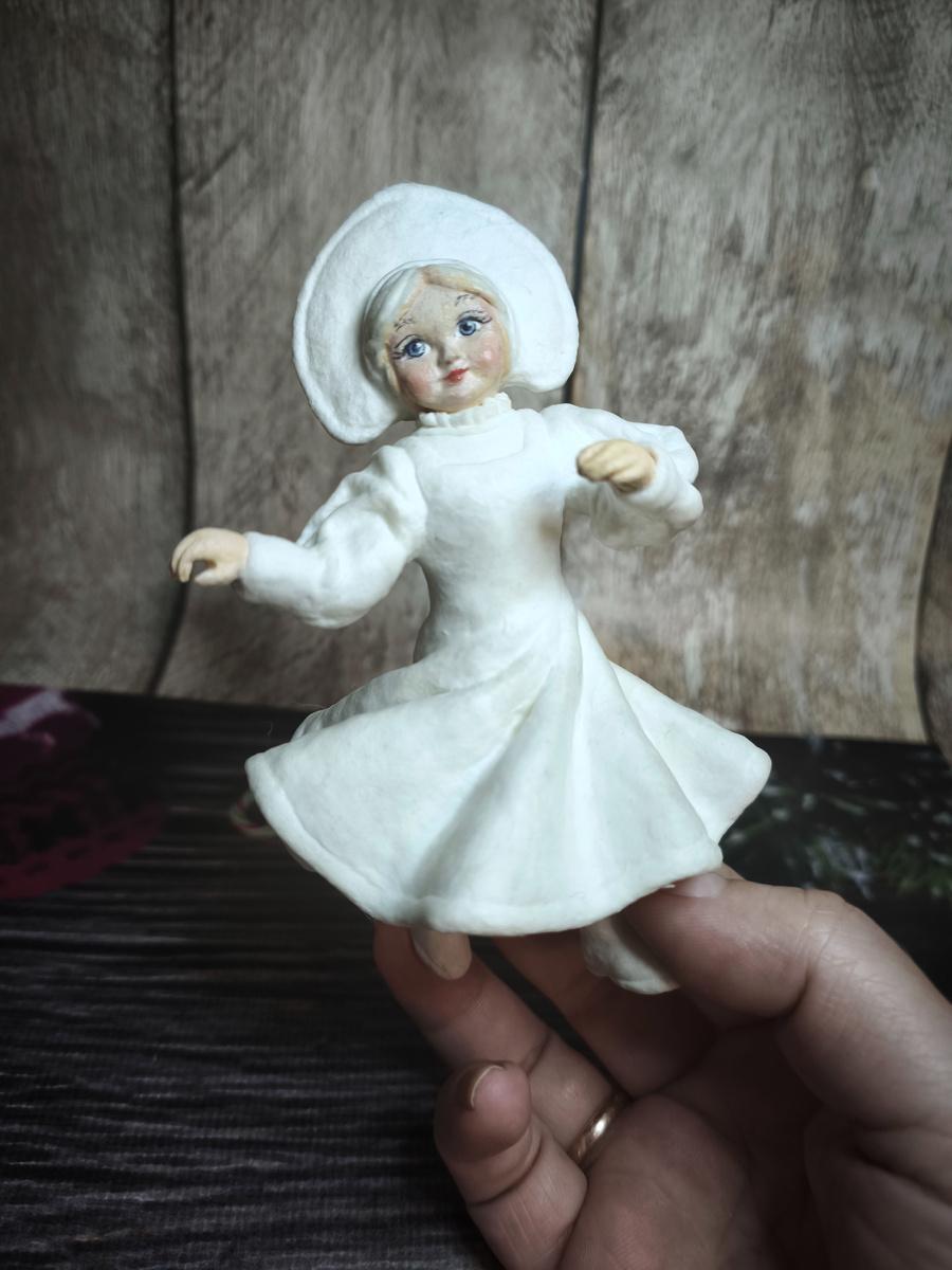 Ватная игрушка перед покраской. Автор: Светлана Никифорова