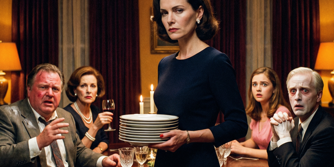 — Раз еда не удалась, не буду мучить вас десертом — выпалила хозяйка и забрала тарелки