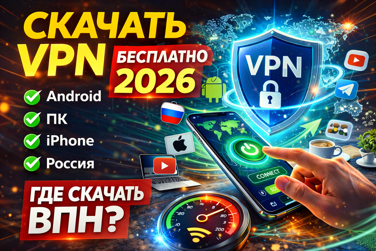 "скачать vpn бесплатно 2026 на андроид телефон и пк лучший впн на русском"