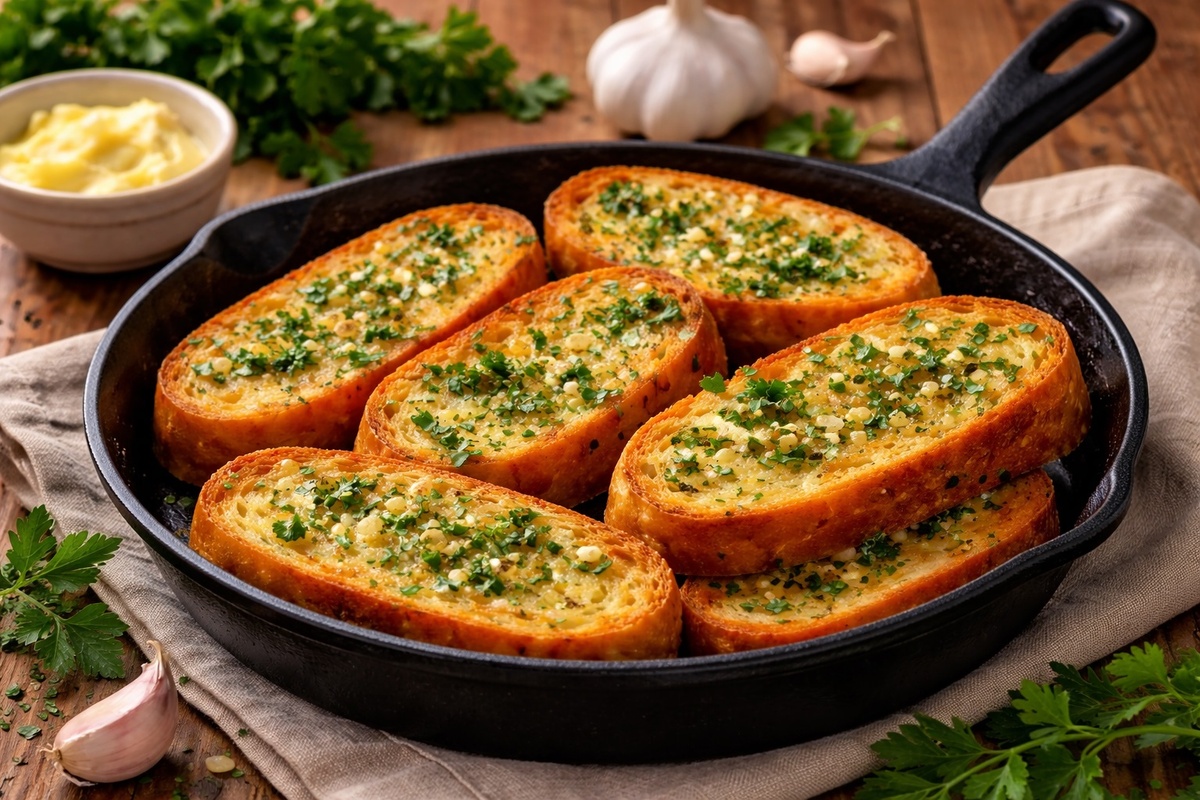 Чесночный хлеб