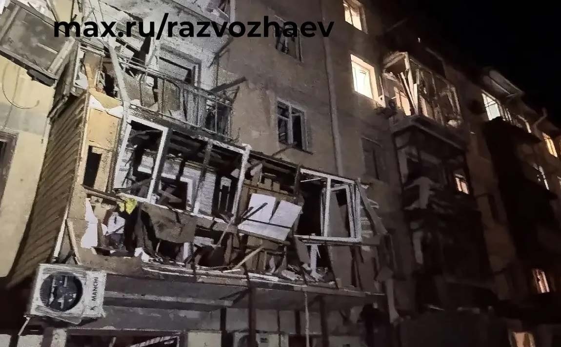    Жилой дом, повреждения, БПЛА, Севастополь