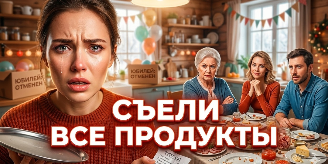— Родня мужа съела все деликатесы к юбилею за день до праздника и обвинила меня в жадности. Я отменила банкет