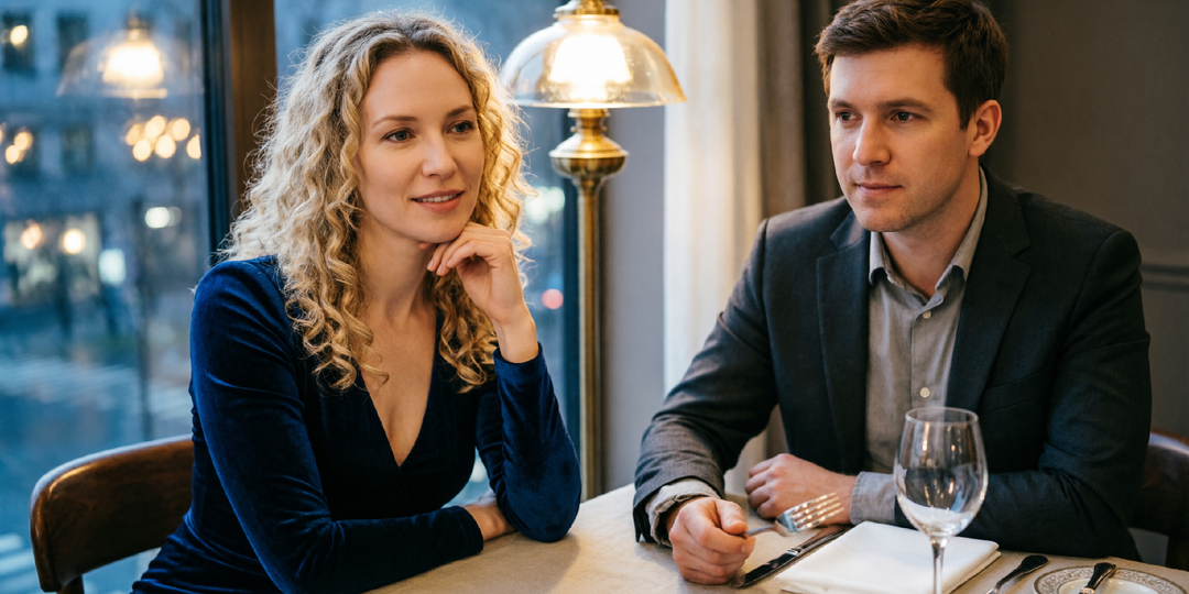 Муж на годовщину заказал столик на троих «Придёт один человек, ты должна его выслушать»