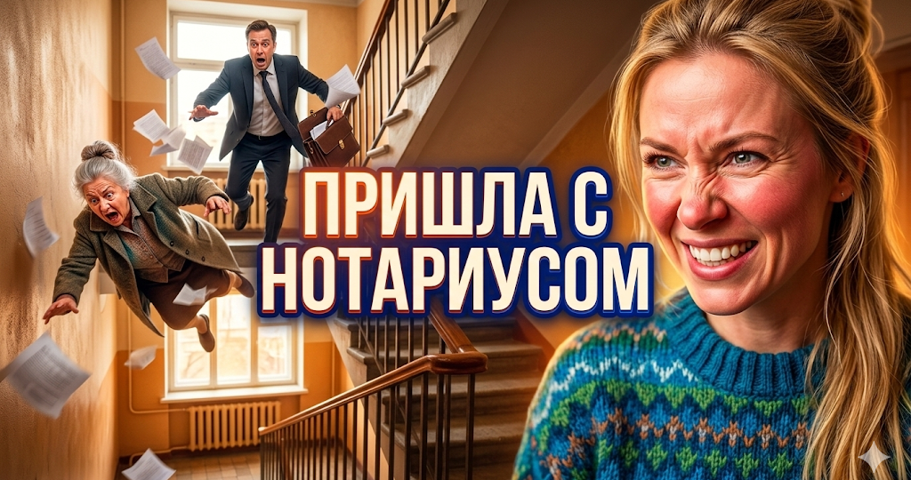 — Свекровь пришла с нотариусом, требуя переписать долю в моей квартире на мужа. Я спустила их с лестницы