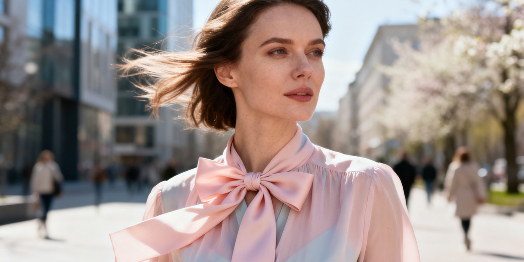 Почему блуза с бантом — лучший выбор для весны после 40: свежий взгляд на стиль