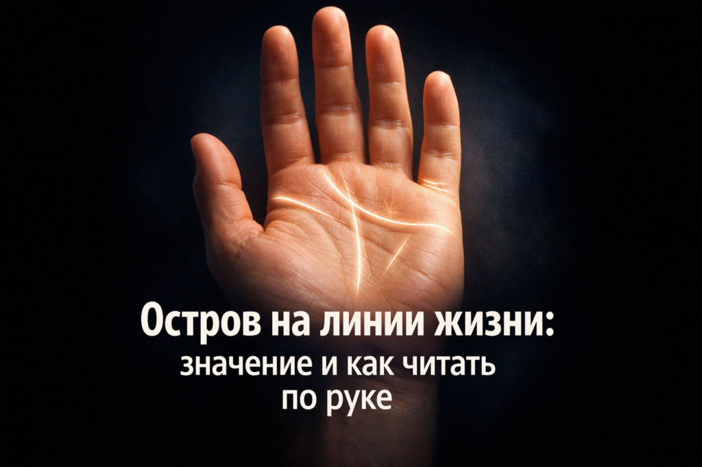    Остров на линии жизни в хиромантии admin