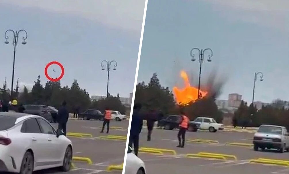    На самом деле удар по Нахичевани был ни о чем и в никуда - то есть явно выглядел как провокация, а не реальная попытка поразить какую-либо цель. Кадры видео из соцсетей