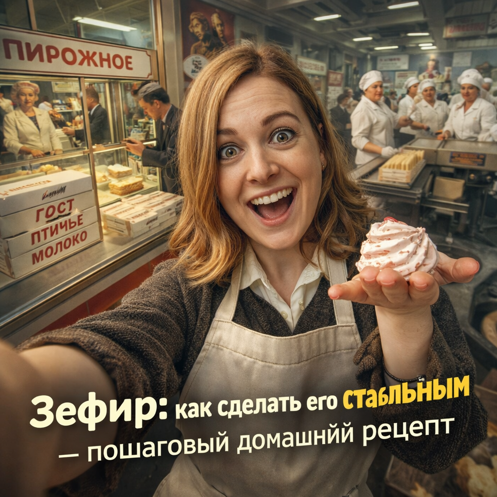    Как сделать домашний зефир идеальной формы и стабильности admin