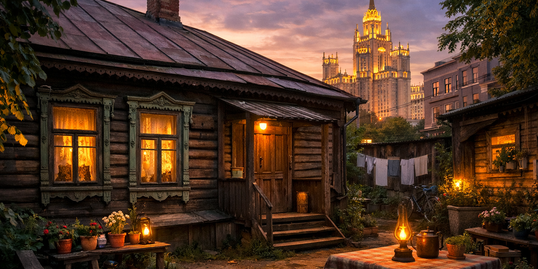 Как живут в деревянном 150-летнем доме в центре Москвы