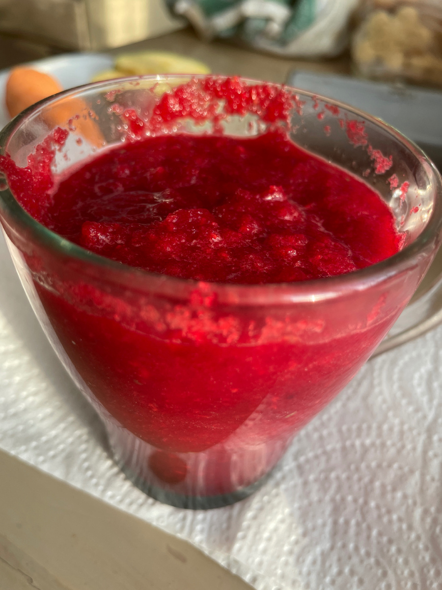 У меня напиток более насыщенный.