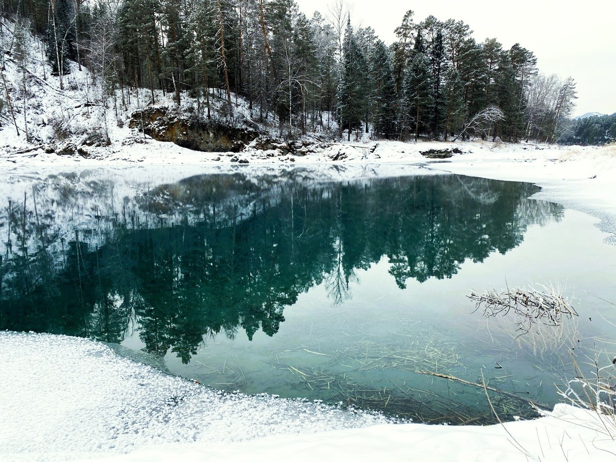 Голубые озера.