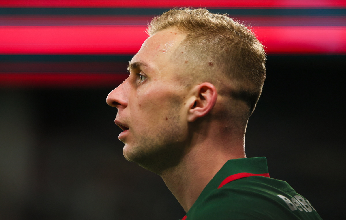    Полузащитник ЦСКА Дмитрий Баринов  Сергей Савостьянов/ТАСС