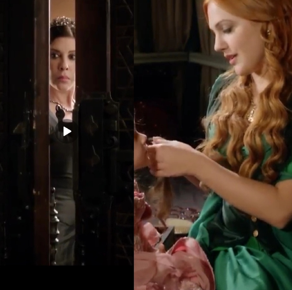 Коллаж из фрагментов турецкого сериала Великолепный век от автора канала Империя