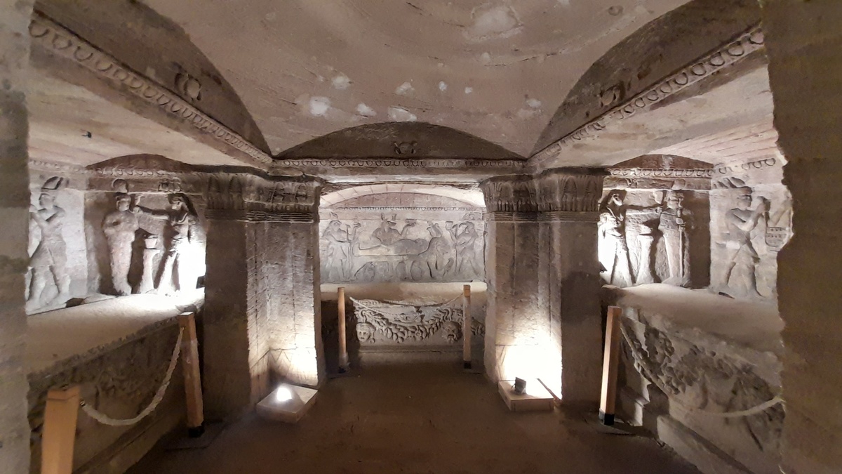 Фрески в катакомбах