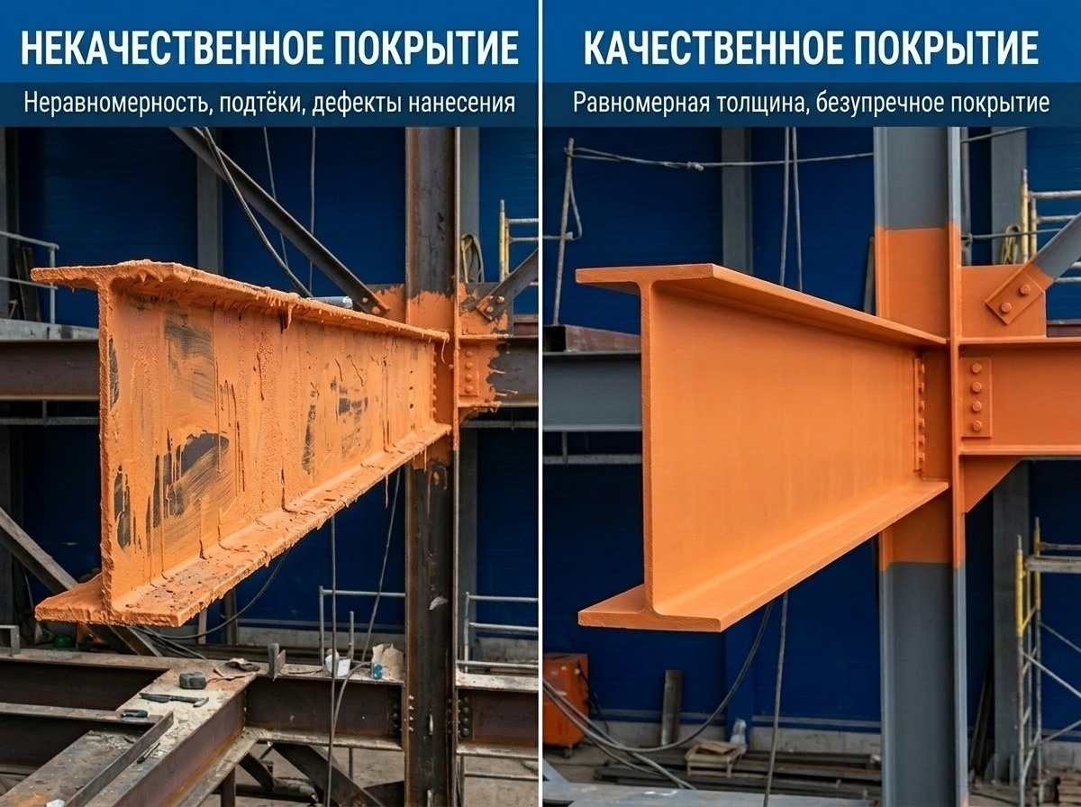 Разница между непрофессиональной и качественной огнезащитой очевидна