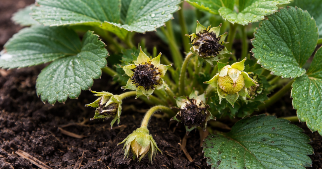 Что делать с клубникой, если почки почернели: 5 причин и способы спасти кусты