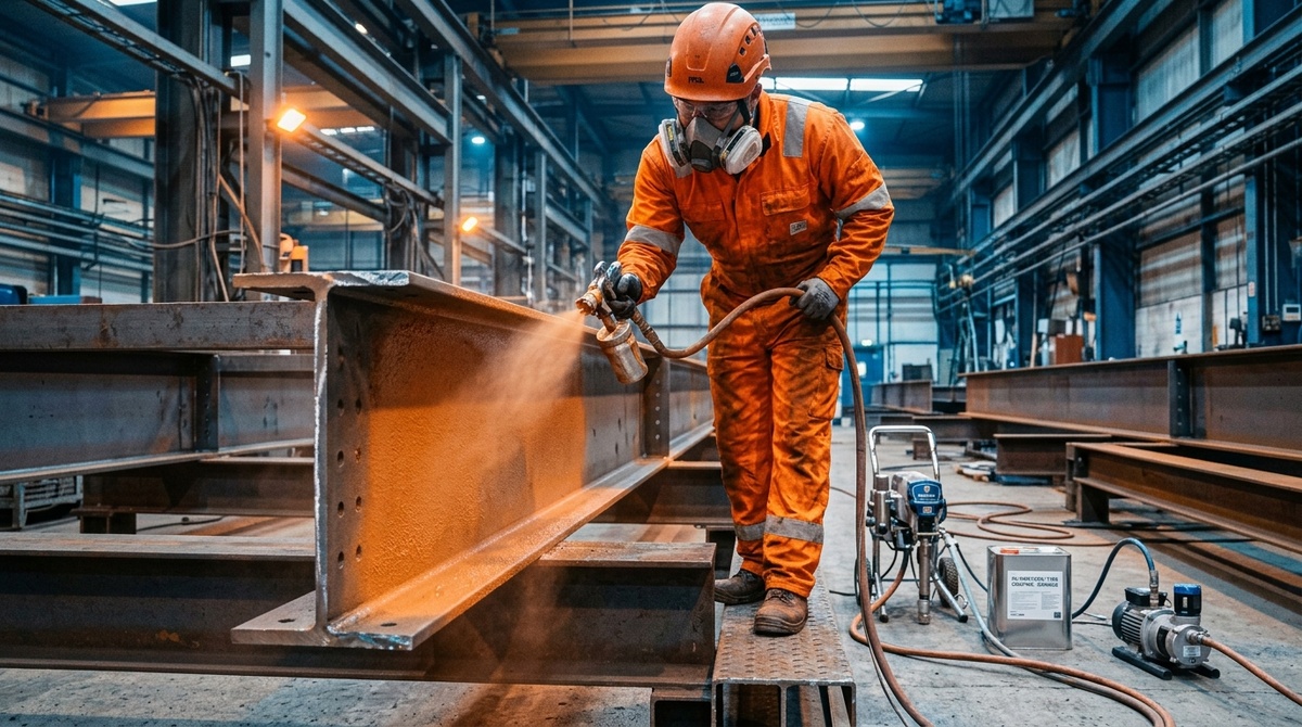 Стоимость огнезащитной обработки металлоконструкций