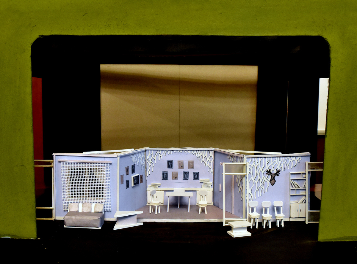 Макет декораций спектакля «В ожидании сердца» // Фото предоставлено Крымским академическим русским драматическим театром имени Горького 