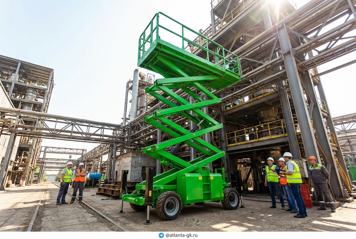    Выбор ножничного подъемника Atlanta-gk