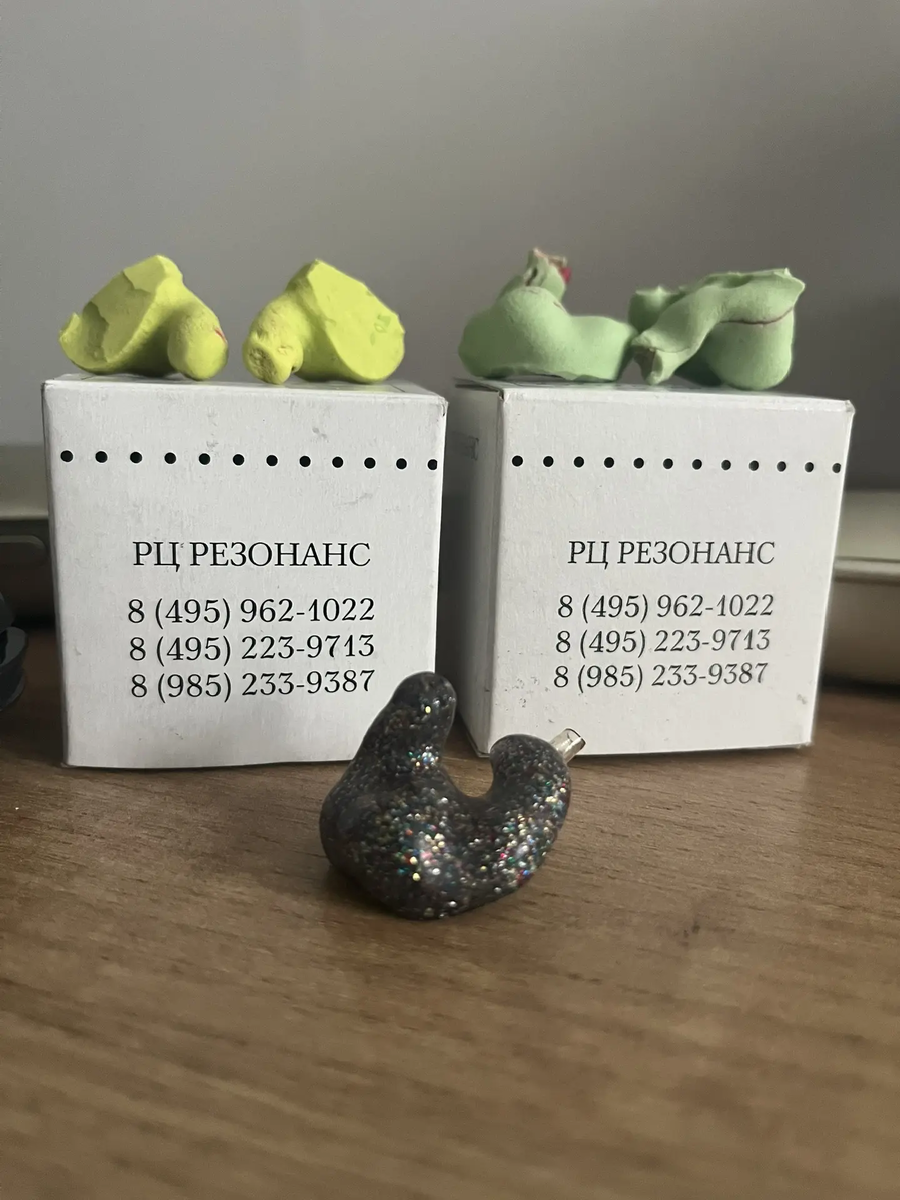 Слепки для индивидуальных вкладышей и готовое изделие.