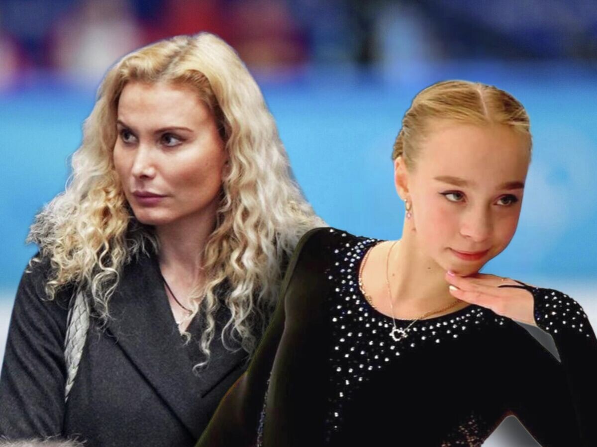    Этери Тутберидзе и Алиса Двоеглазова | © Фото : РИА Новости и Первый канал