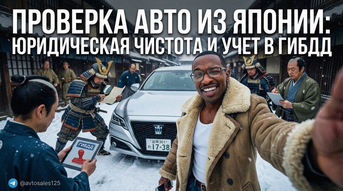    Юридическая проверка и регистрация японских авто Авто Сейлс