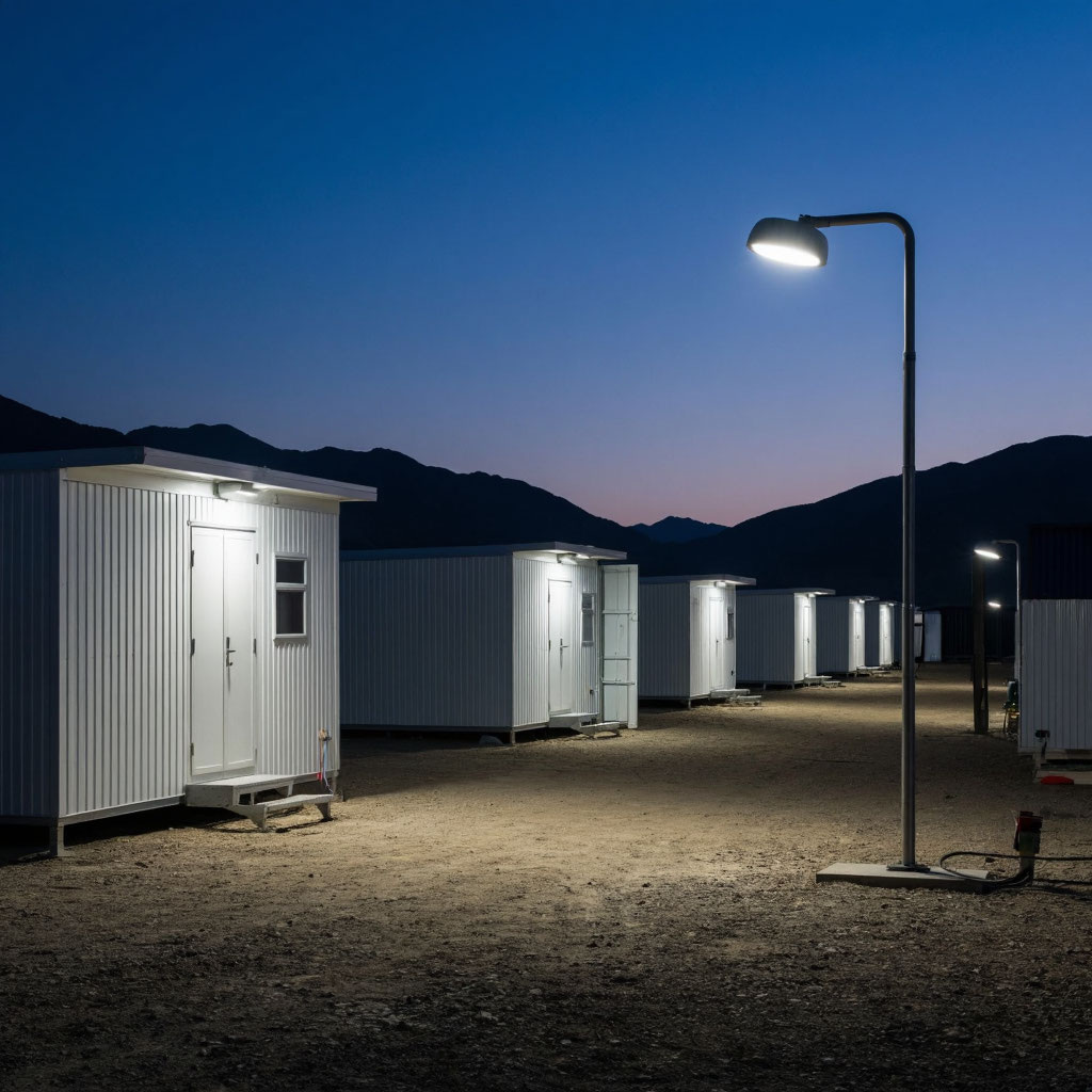 Освещение для вахтовых городков