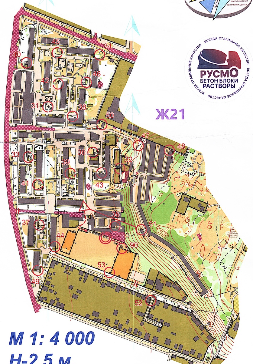 Сравнение карты и того, как я бежала (на 2-м фото, листайте)