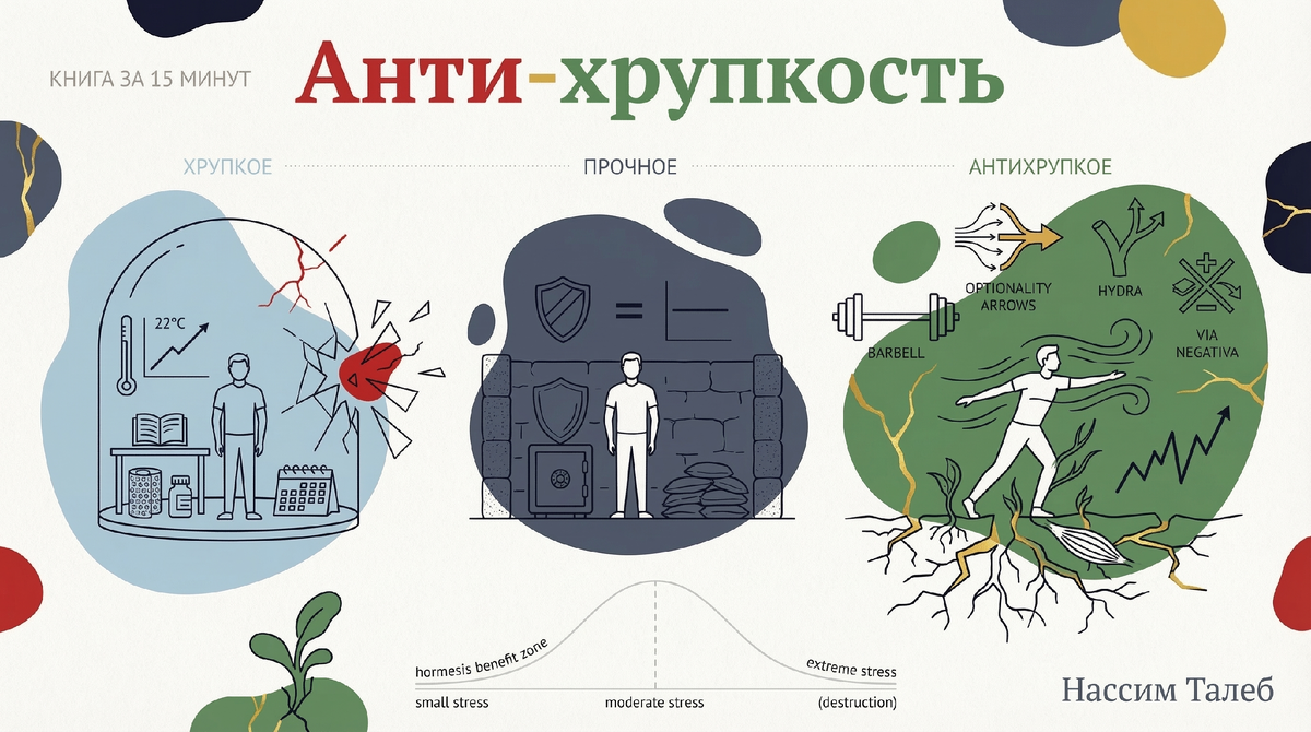 Почему Талеб считает, что стабильность вас уничтожит: разбор «Антихрупкости»