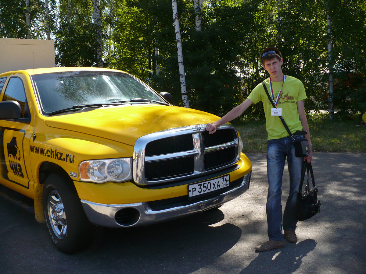 Автор канала на выставке в 2010 году