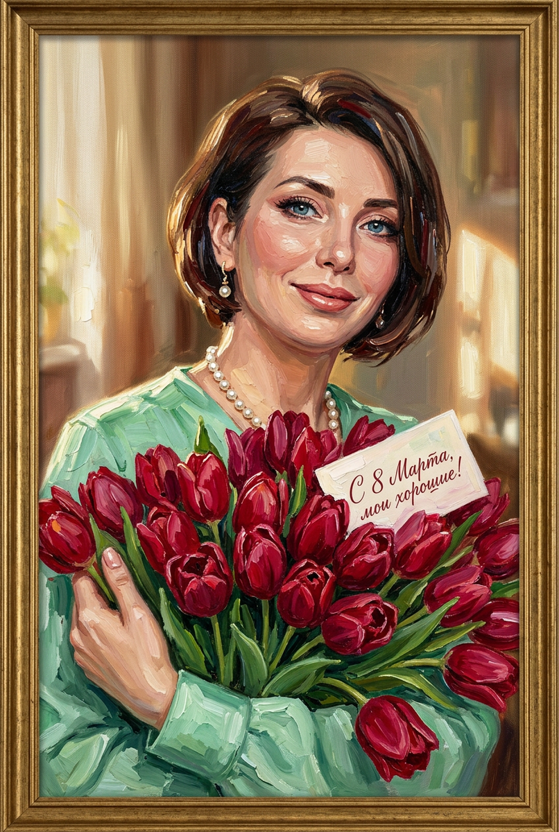 Открытка с 8 марта!