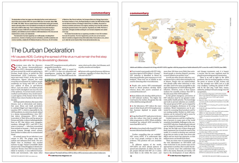 Дурбанская декларация в меджурнале