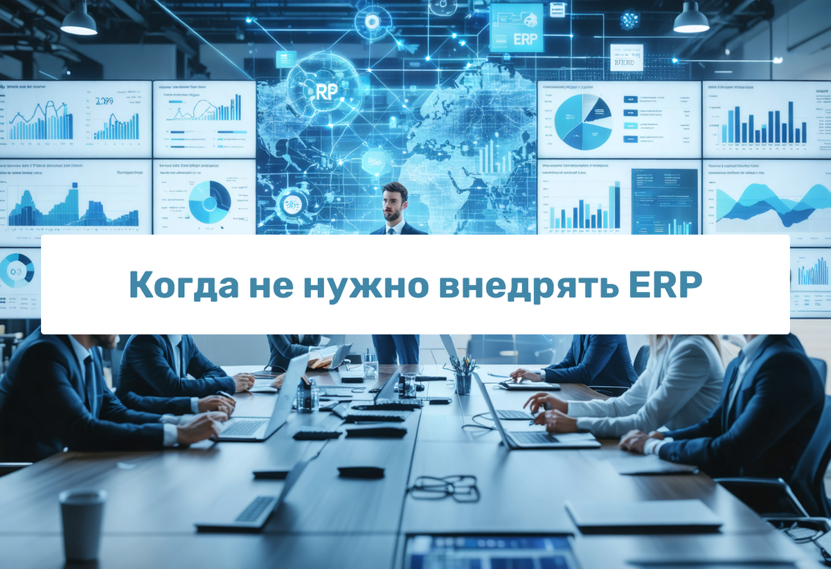 Когда не нужно внедрять ERP