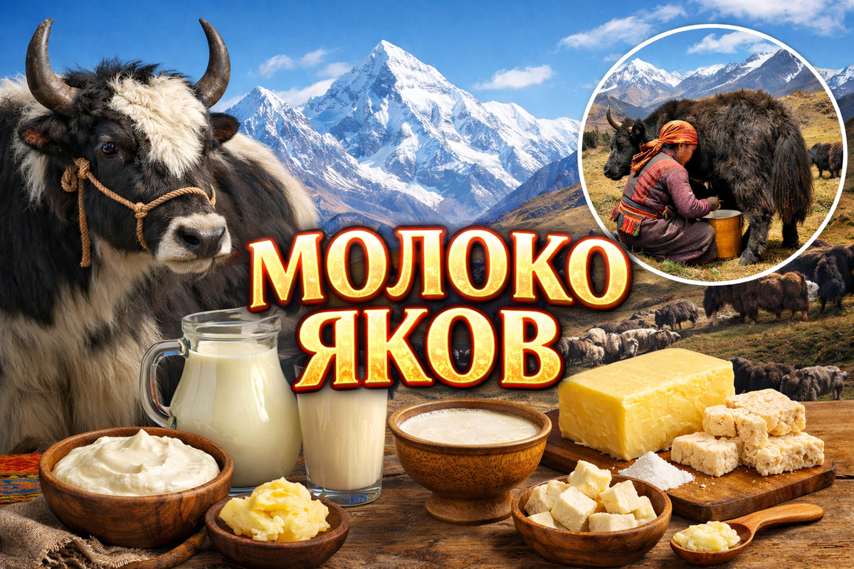 Молоко яков