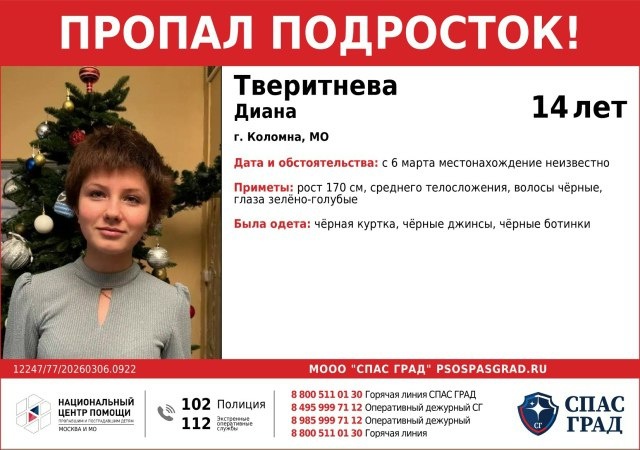 Сразу две девочки бесследно исчезли в подмосковном городе