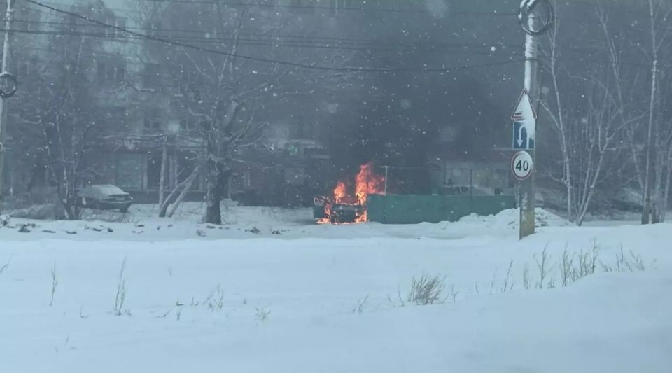    Пожар в Бийске. Источник: предоставлено редакции "БР"