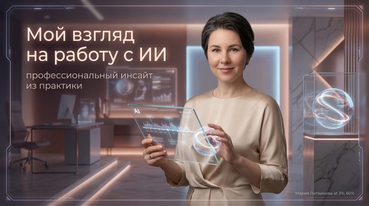    ИИ-помощник в работе: практичный взгляд без мифов | Автор: Мария Литвинова Мария Литвинова