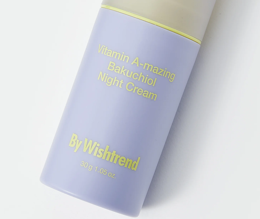 Ночной крем для лица BY WISHTREND Vitamin A-mazing Bakuchiol Night Cream