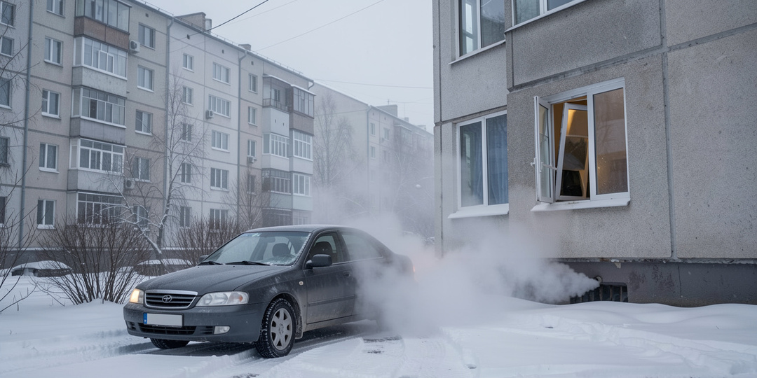 Долг в 5000 ожидает каждого автовладельца, кто прогревает машину