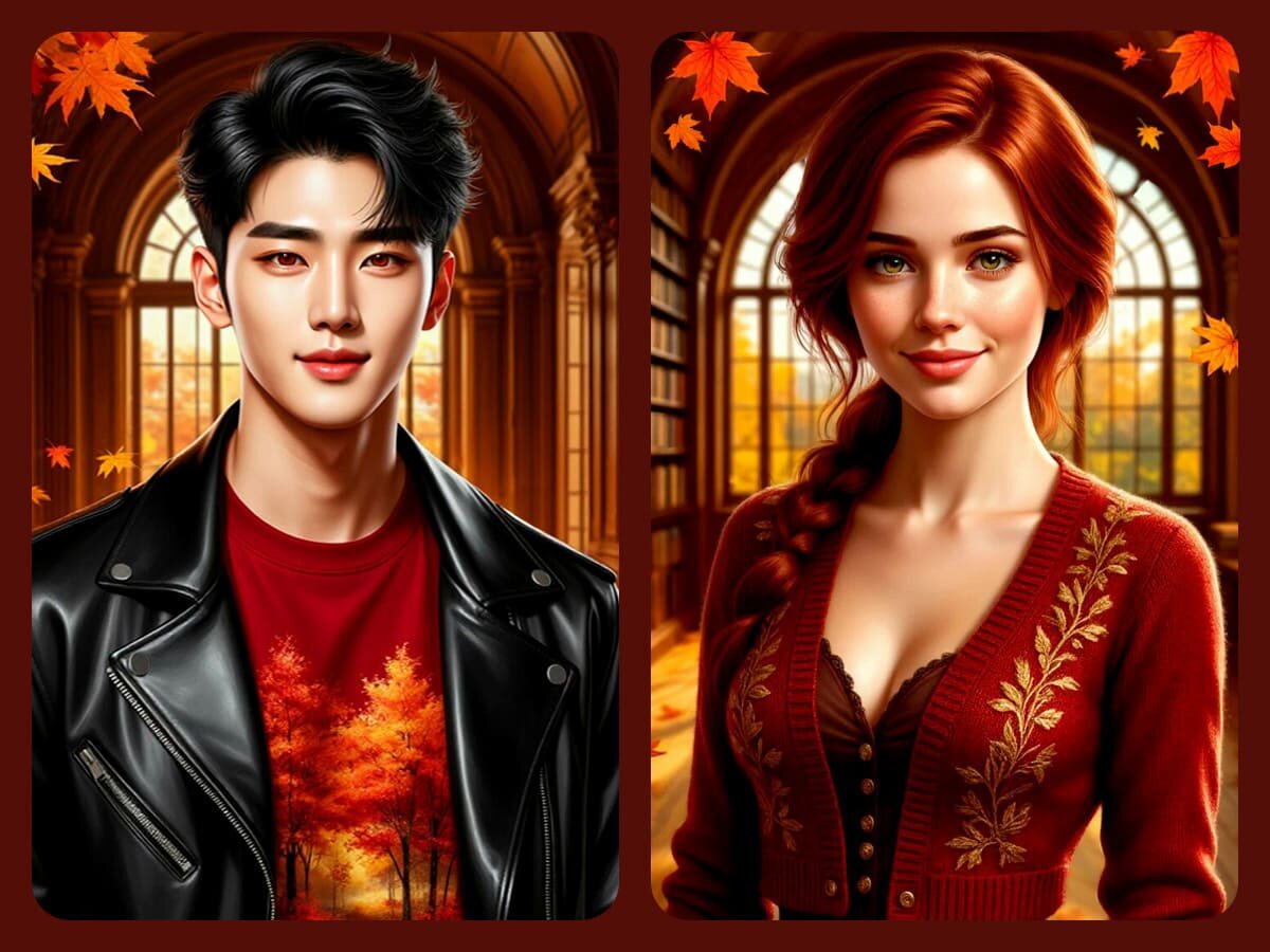 Ли Су Хен и Алиса Скворцова  из цикла «Красная нить судьбы» Юлии Архаровой (арты).