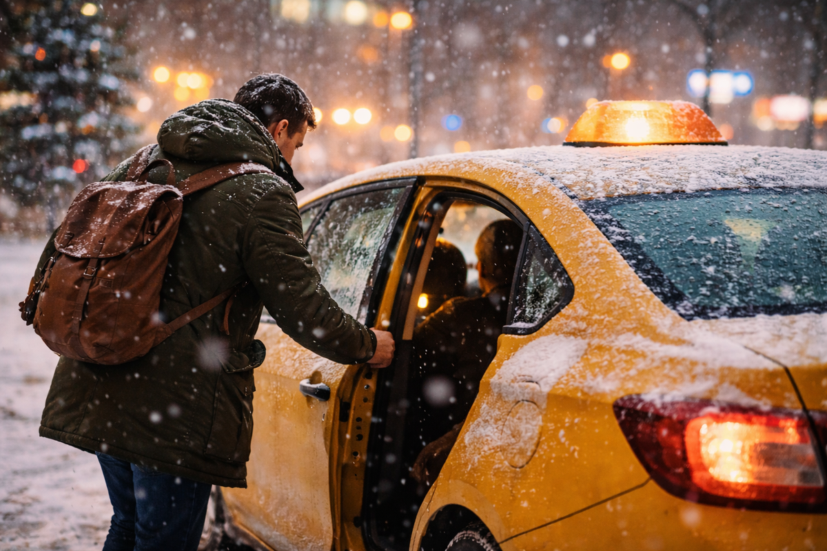   В России могут ограничить коэффициенты в такси. Фото: нейросеть